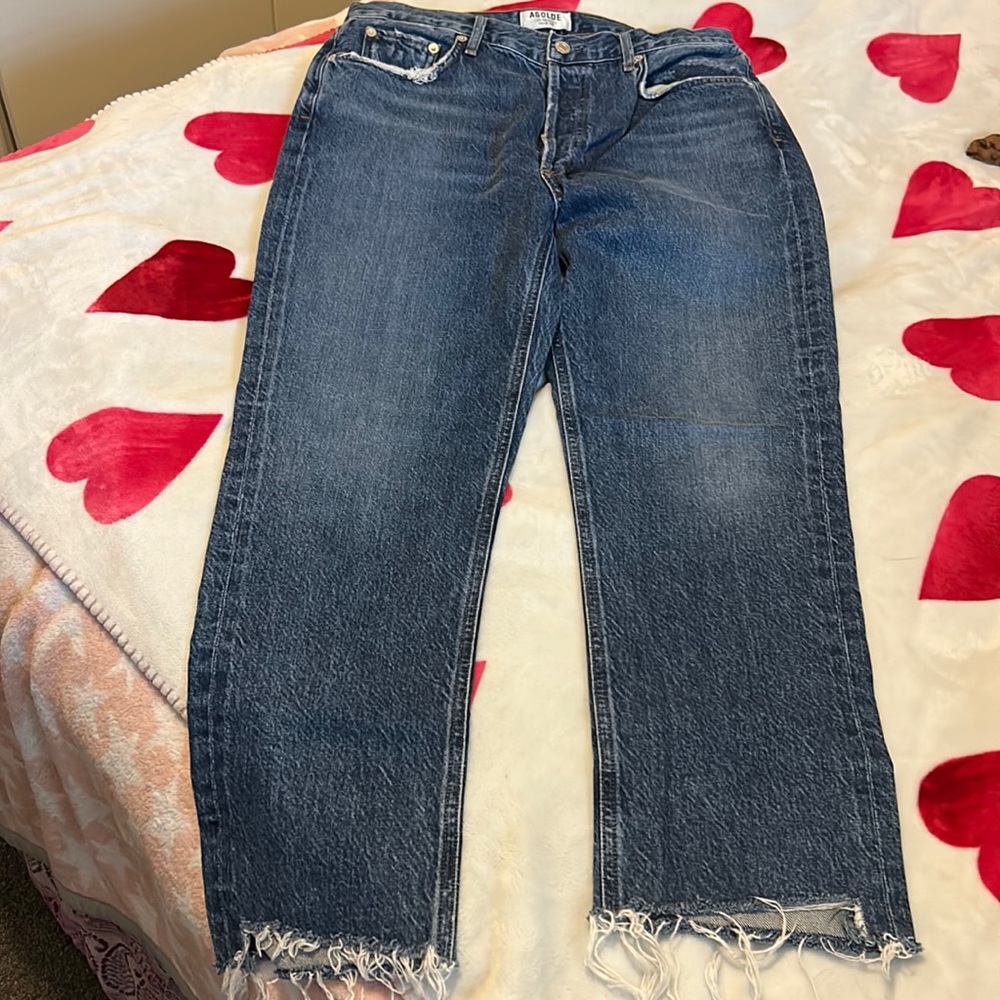 Agolde women’s straight leg jeans